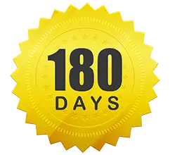Finessa 180-day money-back satisfaction guarantee badge